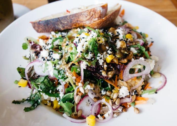 Pressed Napa Cabbage, Carrot and Black Sesame Salad